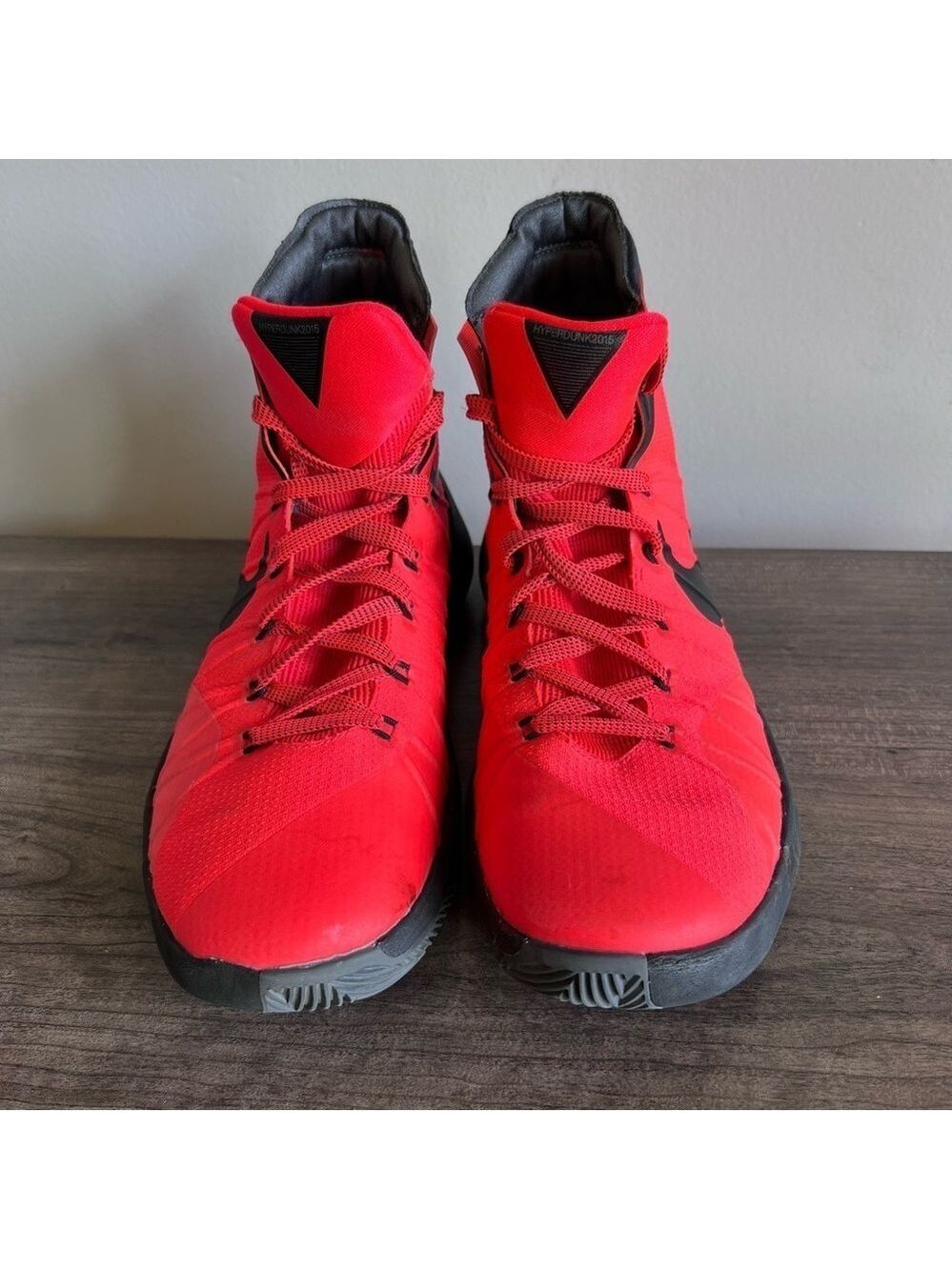 Nike Men's Hyperdunk Bright Crimson Basketball Shoe Size 8 #687 - Picture 4 of 10